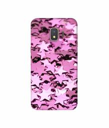 Amazon Brand - Solimo Designer Glitter Stars 3D Printed Hard Back Case Mobile Cover for Samsung Galaxy J2 Core