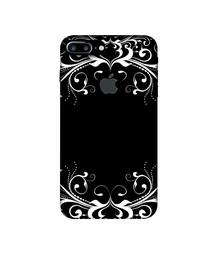 Amazon Brand - Solimo Designer Round Flower Crown 3D Printed Hard Back Case Mobile Cover for Apple iPhone 7 Plus (Logo Cut)