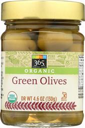 365 Everyday Value, Organic Green Olives, 4.6 oz