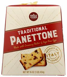 Whole Foods Market, Limited Edition Panettone, Traditional, 16 Ounce