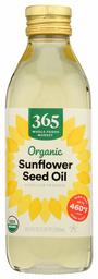 365 by Whole Foods Market, Organic Expeller Pressed Cooking Oil, Sunflower Seed, 16.9 Fl Oz