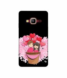 Amazon Brand - Solimo Designer Boy and Girl 3D Printed Hard Back Case Mobile Cover for Samsung Z2