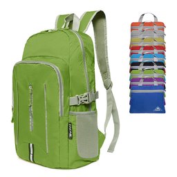 Eono 25L ultra leggero e pieghevole da campeggio escursioni all' aperto zaino da viaggio impermeabile resistente zaino, Green