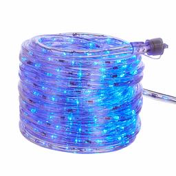 AmazonBasics LED Blue Rope Light, 420 LEDs, 40-Foot