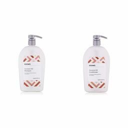 Solimo Coconut Oil Shampoo, 33.8oz & Coconut Oil Conditioner, 33.8oz