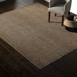 Rivet Natural Chevron Rug, 7'6