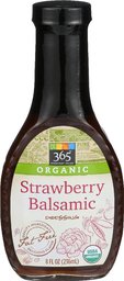 365 EVERYDAY VALUE Organic Fat Free Strawberry Balsamic Dressing, 8 FZ