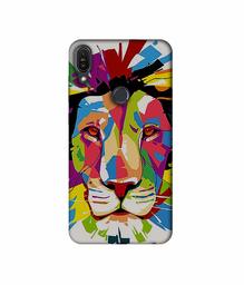 Amazon Brand - Solimo Designer Lion Multicolor Vector 3D Printed Hard Back Case Mobile Cover for Asus Zenfone Max Pro M1 ZB601KL