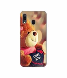 Amazon Brand - Solimo Designer Teddy Bear 3D Printed Hard Back Case Mobile Cover for Samsung Galaxy A30