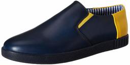 Amazon Brand - House & Shields Men's Navy/Yellow Sneakers-11 UK (45 EU) (12 US) (AZ-HS-001)