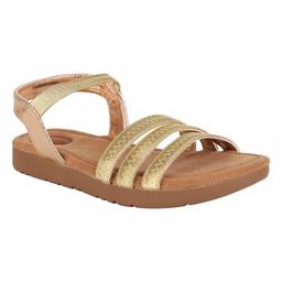 Teen Mix By Catwalk Women's Gold Fashion Sandals-8 UK (40 EU) (10 US) (TM4282XX_A)