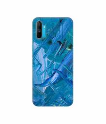 Amazon Brand - Solimo Designer Blue Paint 3D Printed Hard Back Case Mobile Cover for Realme C3