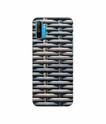 Amazon Brand - Solimo Designer Wooden Blocks Checks 3D Printed Hard Back Case Mobile Cover for Realme C3