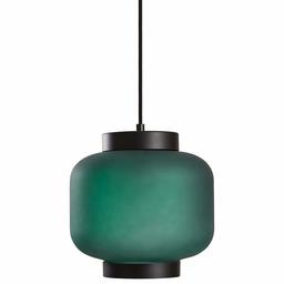 Amazon Brand – Rivet Mid-Century Outer Frosted Glass Finish Pendant Light with Bulb, 60