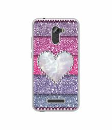 Amazon Brand - Solimo Designer Stone Heart UV Printed Soft Back Case Mobile Cover for Gionee X1S