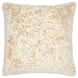 Amazon Brand – Stone & Beam Modern Faux Fur Decorative Throw Pillow, Soft and Luxurious, 20