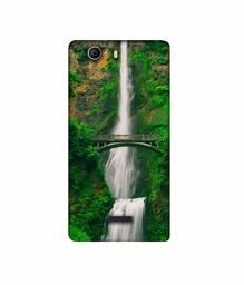 Amazon Brand - Solimo Designer Waterfall 3D Printed Hard Back Case Mobile Cover for Micromax Canvas Nitro 2 E311