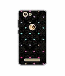 Amazon Brand - Solimo Designer Heart Texture UV Printed Soft Back Case Mobile Cover for Gionee F103 Pro