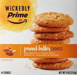 Wickedly Prime Crispy Peanut Butter Cookies, 14ct