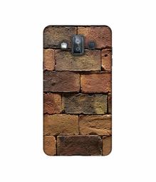 Amazon Brand - Solimo Designer Burn Bricks 3D Printed Hard Back Case Mobile Cover for Samsung Galaxy J7 Duo