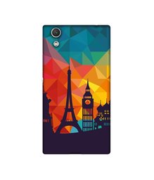 Amazon Brand - Solimo Designer Colored Paris UV Printed Soft Back Case Mobile Cover for Sony Xperia R1 Plus