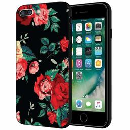 Amazon Brand - Solimo Designer Floral Printed Hard Back Case Mobile Cover for Apple iPhone 8 Plus / 7 Plus (D1162)