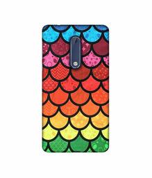 Amazon Brand - Solimo Designer Multicolor Pattern 3D Printed Hard Back Case Mobile Cover for Nokia 5