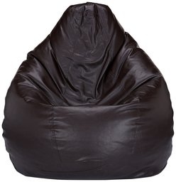 Amazon Brand - Solimo XL Bean Bag Cover Without Beans (Brown)