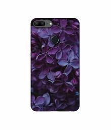 Amazon Brand - Solimo Designer Purple Flowers UV Printed Soft Back Case Mobile Cover for Huawei Honor 9 Lite