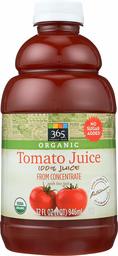 365 Everyday Value, Organic 100% Juice from Concentrate with Sea Salt, Tomato Juice, 32 fl oz