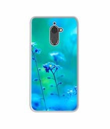 Amazon Brand - Solimo Designer Blue Flower UV Printed Soft Back Case Mobile Cover for Coolpad Note 5 Lite