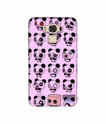 Amazon Brand - Solimo Designer Panda Experation 3D Printed Hard Back Case Mobile Cover for Asus Zenfone 3 Max ZC553KL