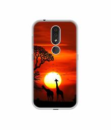 Amazon Brand - Solimo Designer Sunshade UV Printed Soft Back Case Mobile Cover for Nokia 4.2