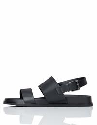 find. Women's Leather Sports Open Toe Sandals, Black, us-0 / asia size s