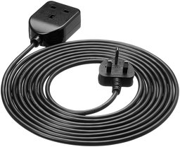 AmazonBasics Extension Cord- 5 M UK Black