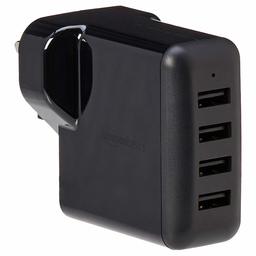 AmazonBasics 40W 4-Port USB Wall Charger