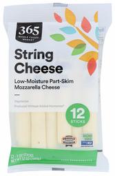 365 by Whole Foods Market, String Cheese (12 - 1 Ounce Sticks), 12 Ounce (Packaging May Vary)