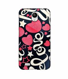 Amazon Brand - Solimo Designer Love You 3D Printed Hard Back Case Mobile Cover for Vivo Y21L