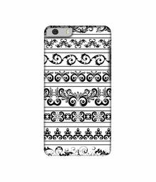 Amazon Brand - Solimo Designer Black Multi Patterns 3D Printed Hard Back Case Mobile Cover for Micromax Canvas Knight 2 E471