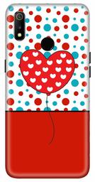 Amazon Brand - Solimo Designer Heart Design 3D Printed Hard Back Case Mobile Cover for Realme 3 / Realme 3i