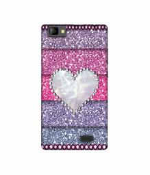 Amazon Brand - Solimo Designer Stone Heart UV Printed Soft Back Case Mobile Cover for Lyf Wind 7