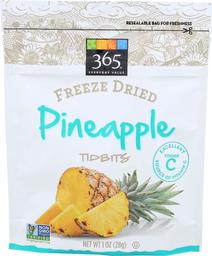 365 Everyday Value, Pineapple Tidbits, Freeze Dried, 1 oz