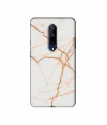 Amazon Brand - Solimo Designer White Marble 3D Printed Hard Back Case Mobile Cover for OnePlus 7 Pro