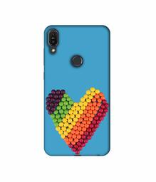 Amazon Brand - Solimo Designer Ball Heart 3D Printed Hard Back Case Mobile Cover for Asus Zenfone Max Pro M1 ZB601KL