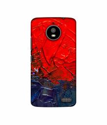 Amazon Brand - Solimo Designer Red Wax Color 3D Printed Hard Back Case Mobile Cover for Motorola Moto E4