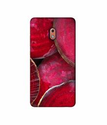 Amazon Brand - Solimo Designer Red Texture 3D Printed Hard Back Case Mobile Cover for Nokia 2.1