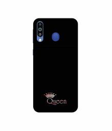 Amazon Brand - Solimo Designer Queen 3D Printed Hard Back Case Mobile Cover for Samsung Galaxy M21