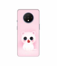 Amazon Brand - Solimo Designer Kitty 3D Printed Hard Back Case Mobile Cover for OnePlus 7T