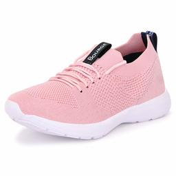 Bourge Women's Light Pink Running Shoes-4 UK (36 EU) (5 US) (Micam-116)