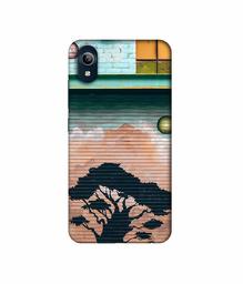 Amazon Brand - Solimo Designer Tree Painting 3D Printed Hard Back Case Mobile Cover for Vivo Y91i